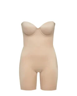 Strapless Shaping Cupped Mid-Thigh Bodysuit: Suit Your Fancy