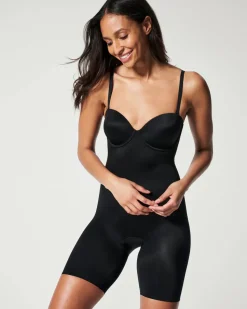 Strapless Shaping Cupped Mid-Thigh Bodysuit: Suit Your Fancy