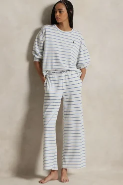 Striped Long Pajama Set