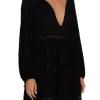 Summer Of Love Sofia Coverup Black: Size S
