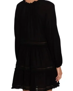 Summer Of Love Sofia Coverup Black: Size S