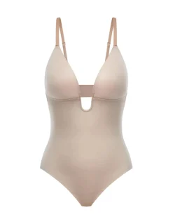 Thong Shaping Plunge Low-Back Bodysuit: Suit Your Fancy