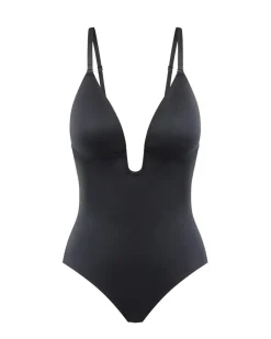 Thong Shaping Plunge Low-Back Bodysuit: Suit Your Fancy