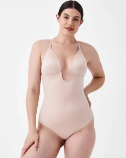 Thong Shaping Plunge Low-Back Bodysuit: Suit Your Fancy