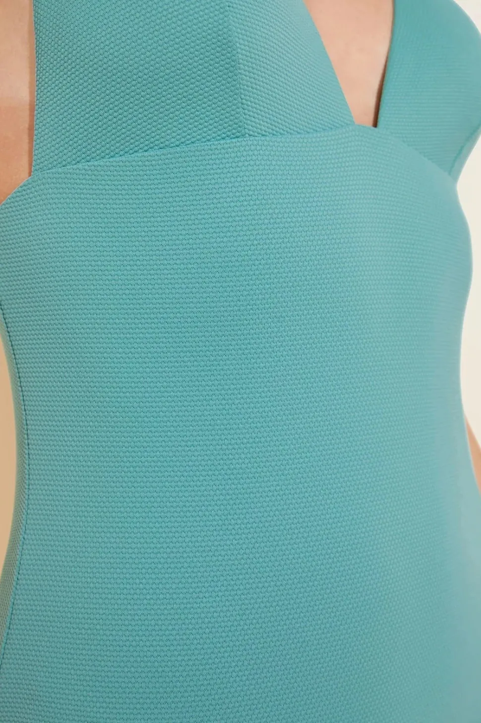 Vivian Textured One-Piece Bodysuit: Ocean Bay: Size M