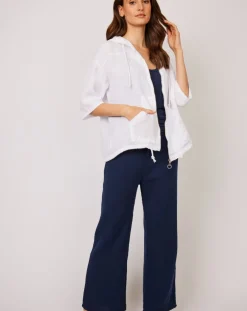 Waffled Cotton Pant: Size L