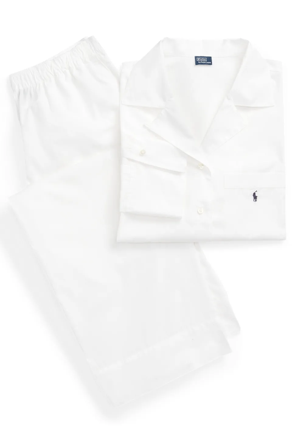 White Cloud Cotton Pajama Set