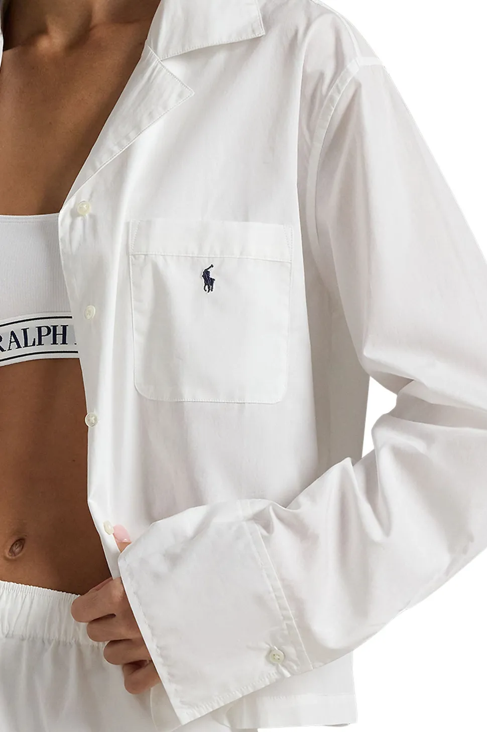 White Cloud Cotton Pajama Set