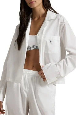 White Cloud Cotton Pajama Set