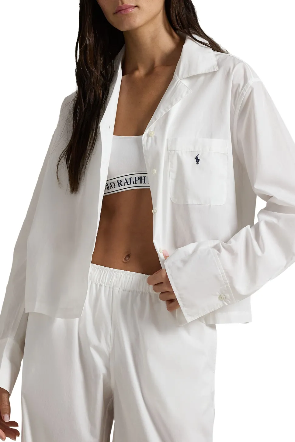 White Cloud Cotton Pajama Set
