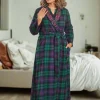 Yuletide Flannel Robe