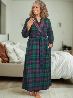 Yuletide Flannel Robe