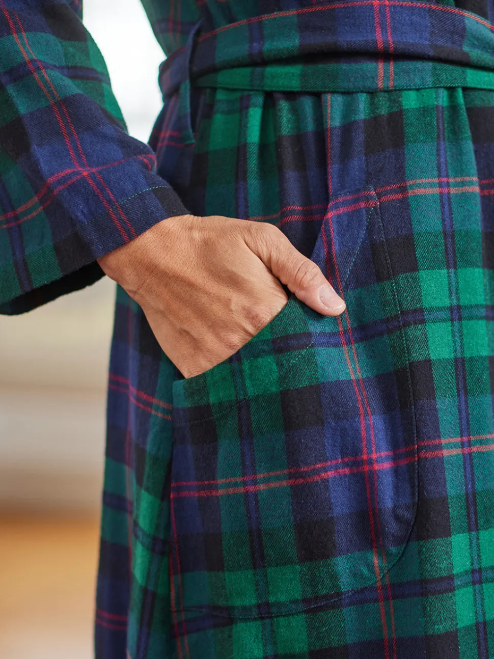 Yuletide Flannel Robe