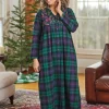 Yuletide Plaid Nightgown