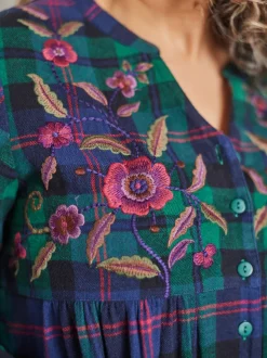 Yuletide Plaid Nightgown